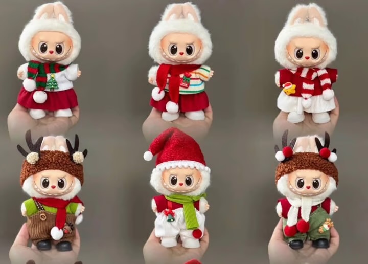 عروسک کریسمسی لبوبو