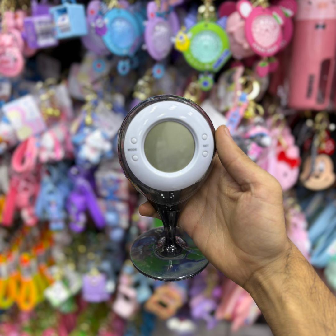 ساعت رومیزی دیجیتال آبی مشکی