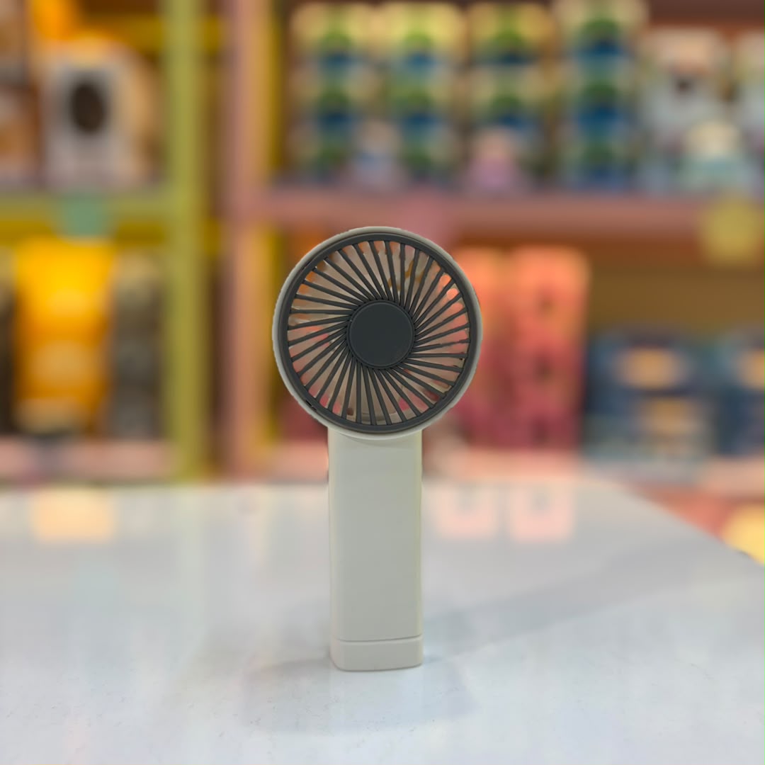 پنکه ساده دستی صورتی