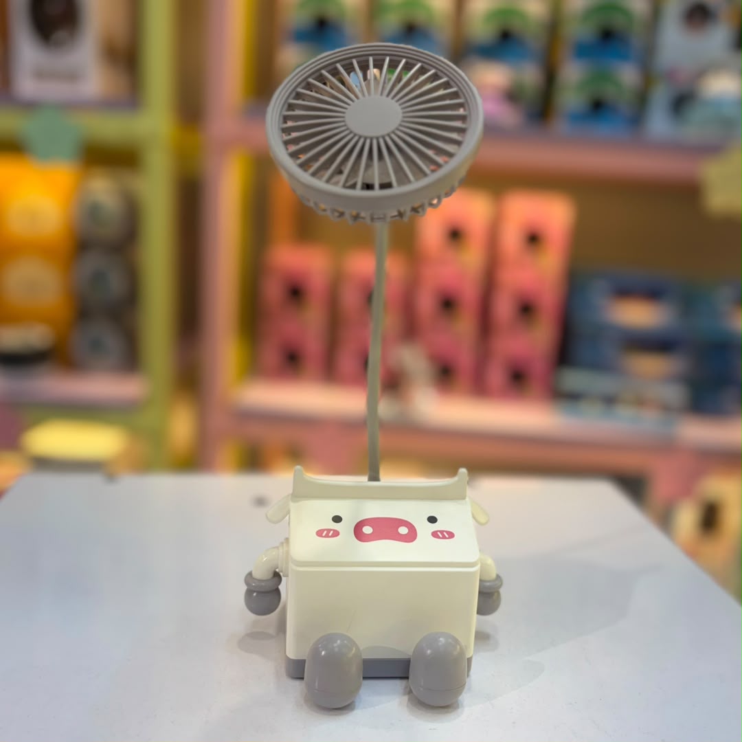 پنکه رومیزی گاو خاکستری