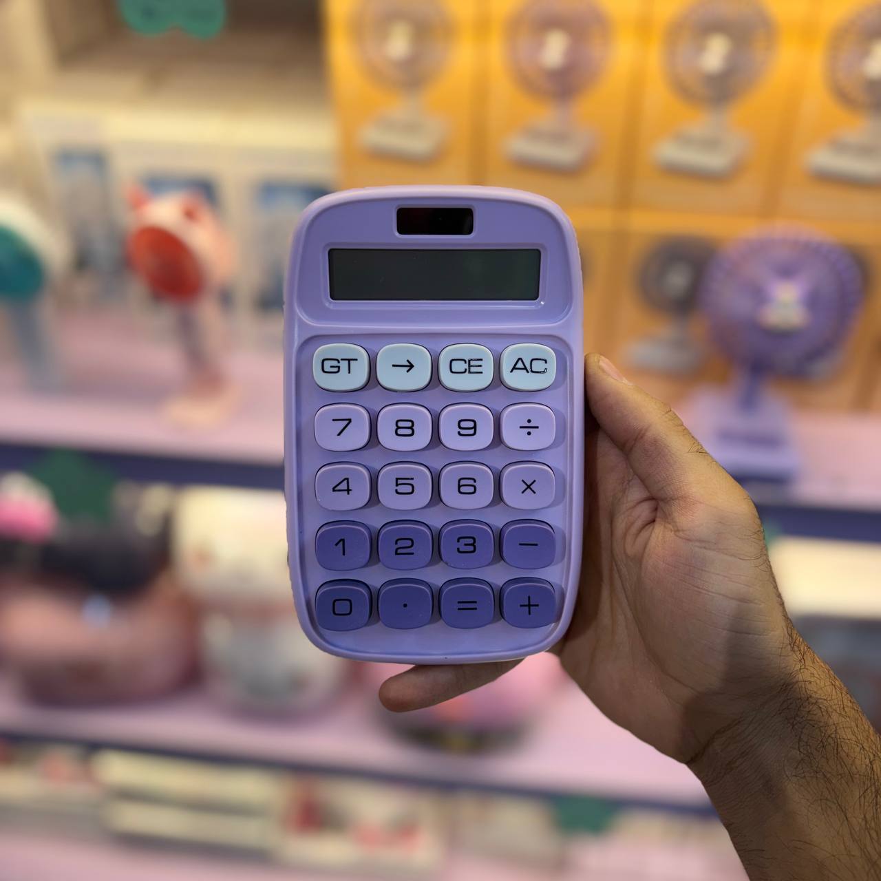 ماشین حساب پاستیلی رنگی