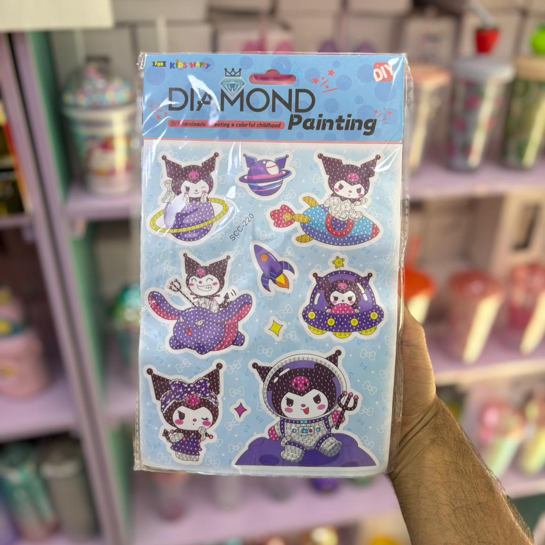 نقاشی الماسی برچسبی کد 2