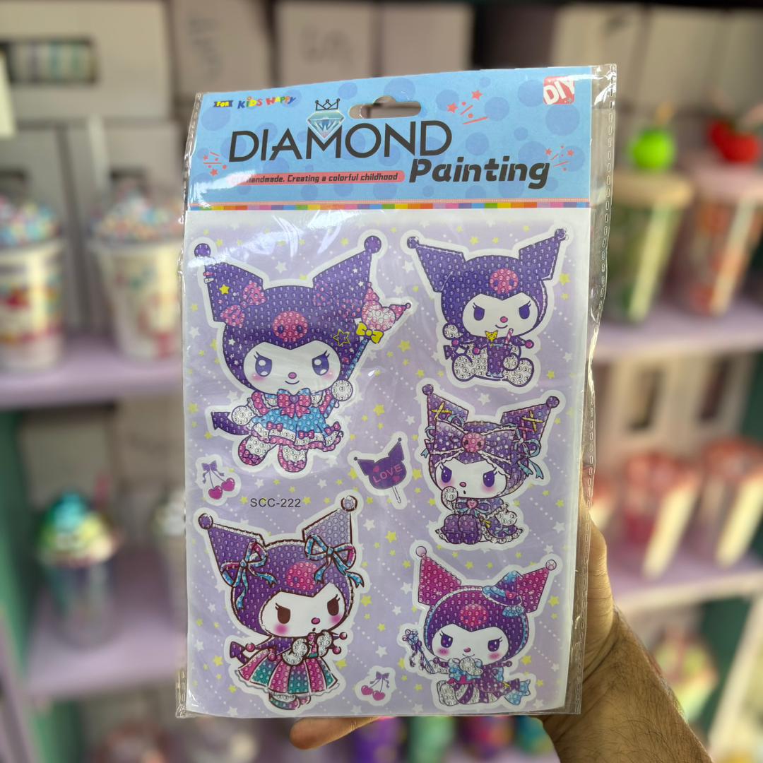 نقاشی الماسی برچسبی کد 3