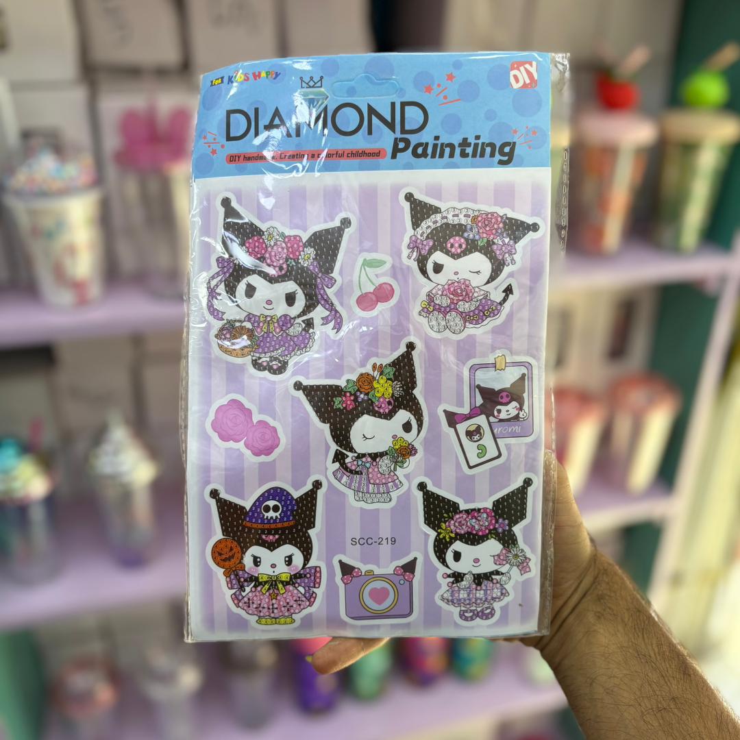 نقاشی الماسی برچسبی کد 4