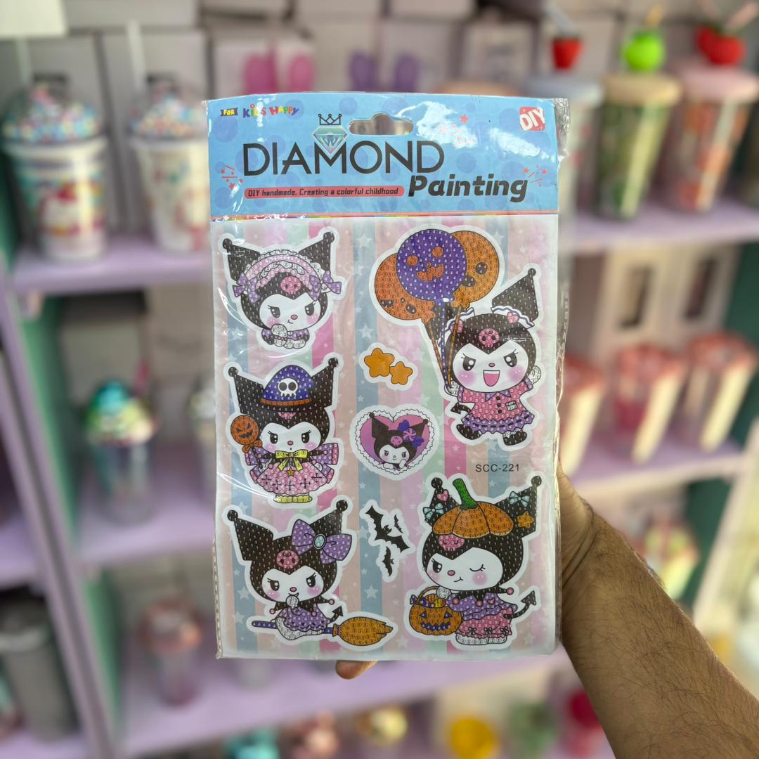 نقاشی الماسی برچسبی کد 5