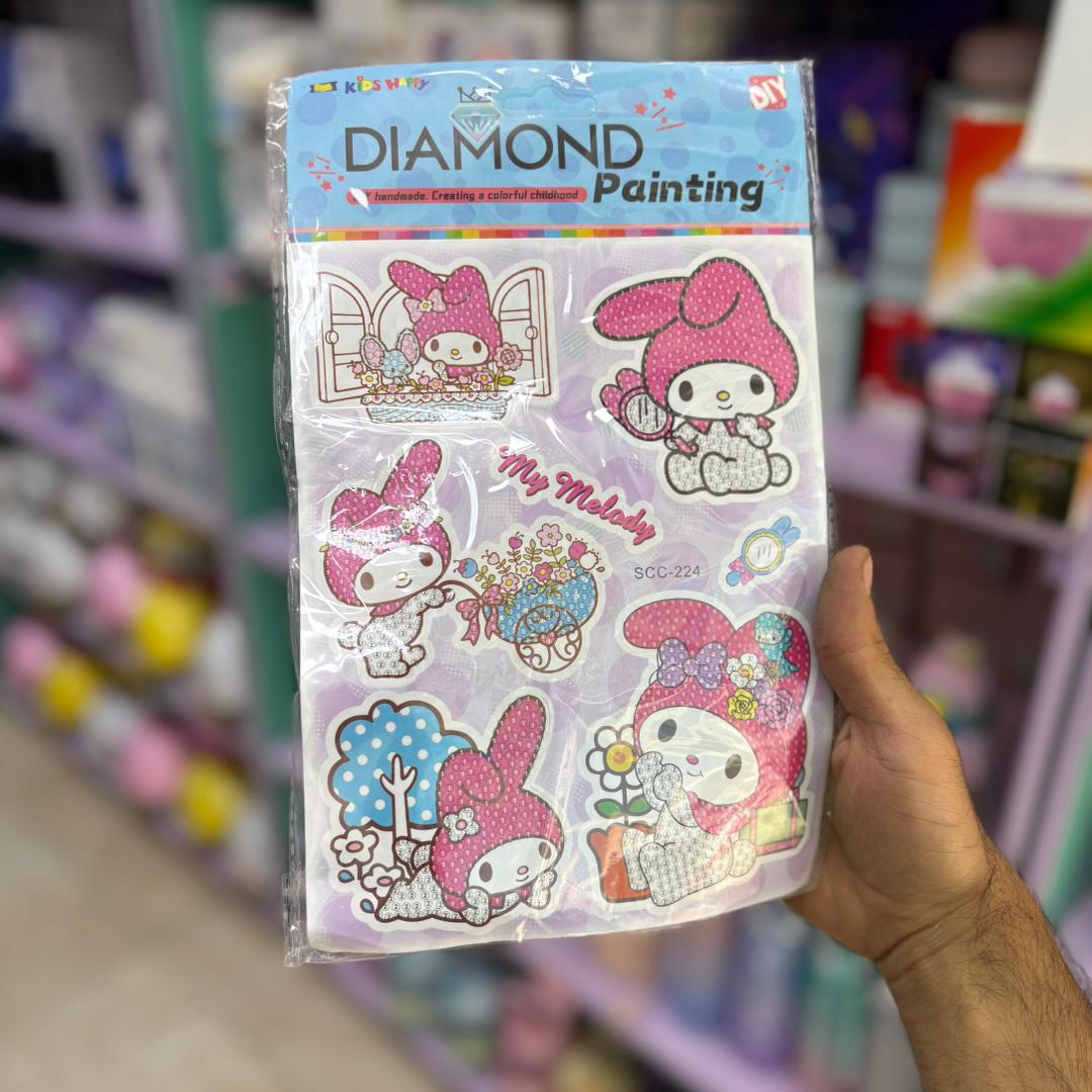 نقاشی الماسی برچسبی کد 6