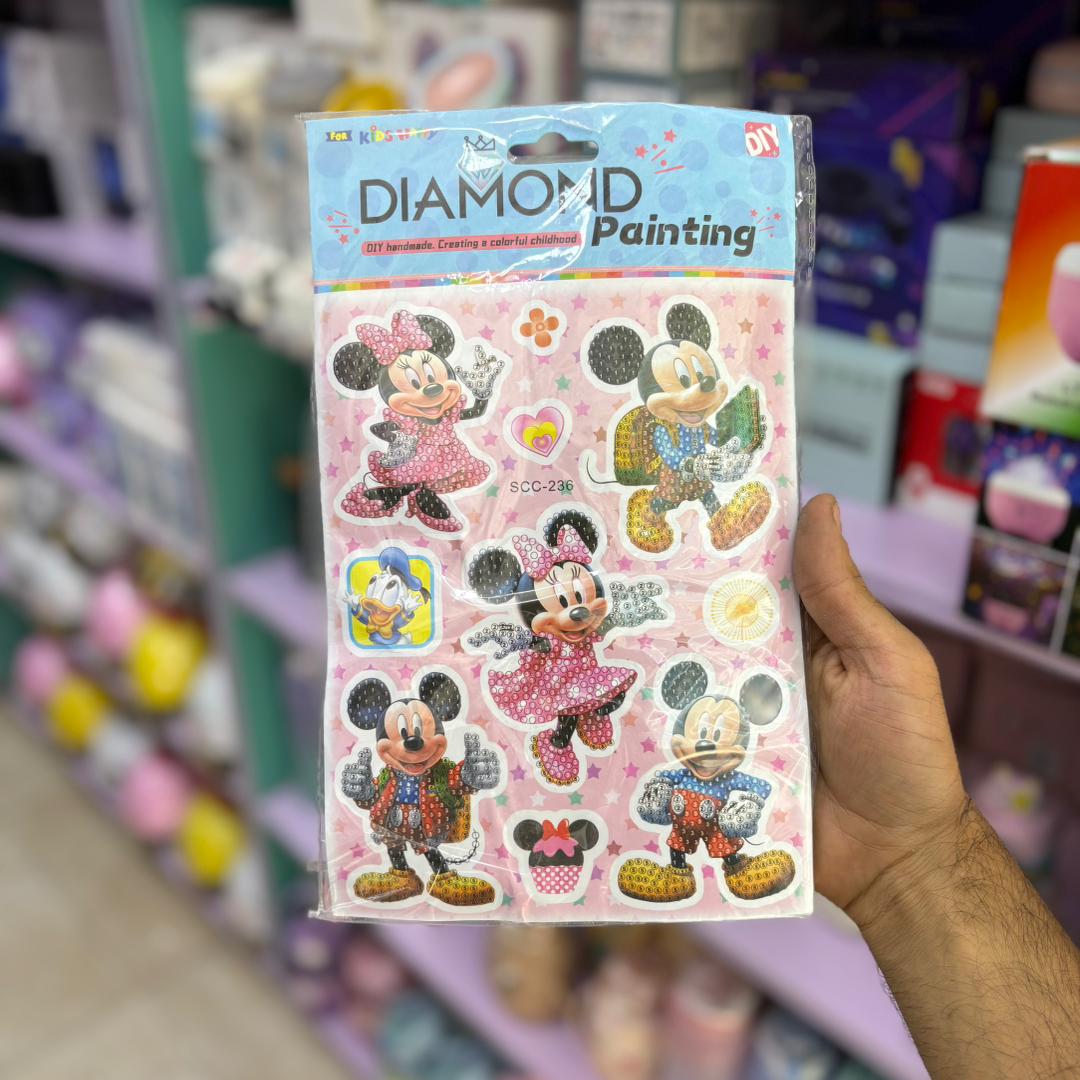 نقاشی الماسی برچسبی کد 7