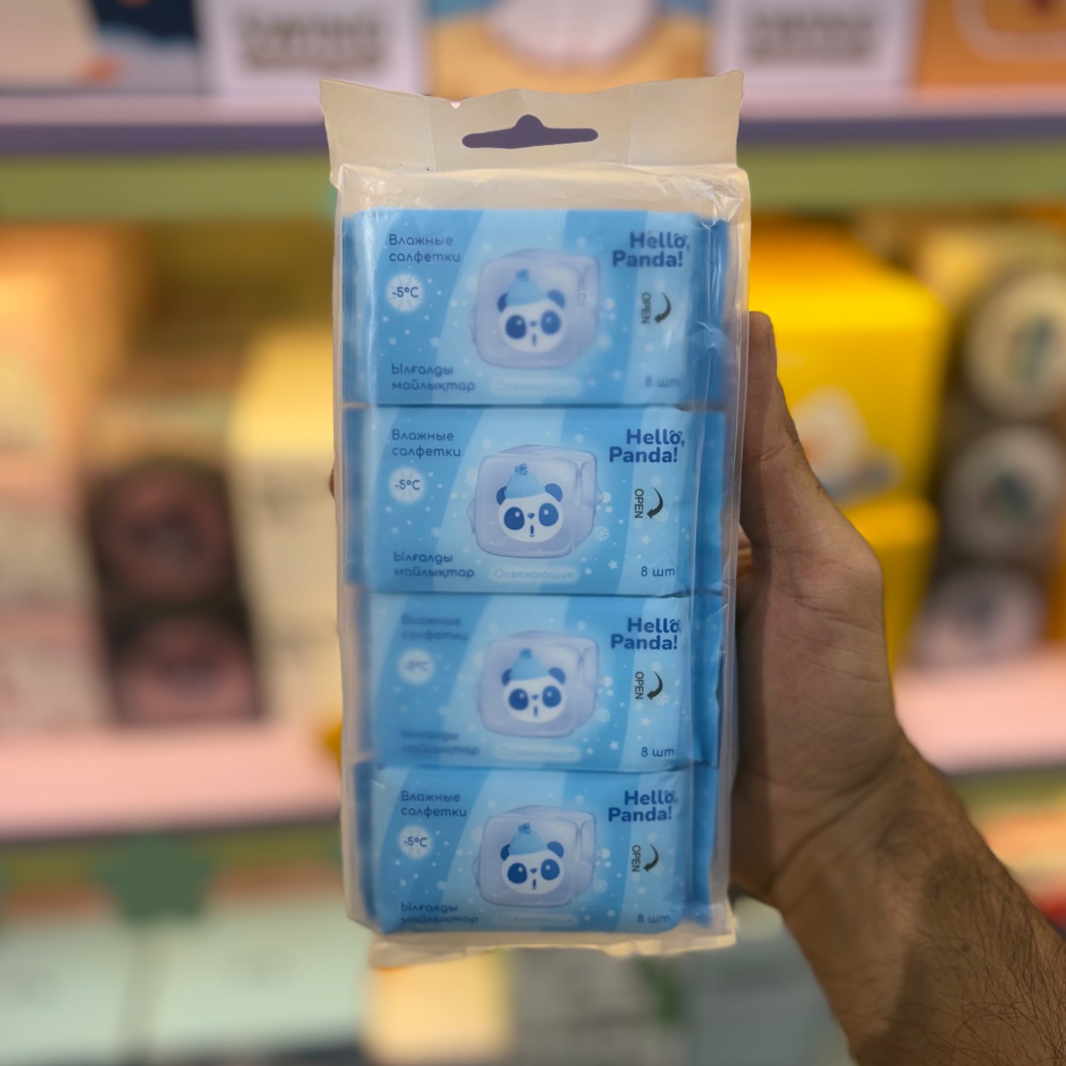 دستمال مرطوب طرح پاندا 3